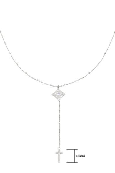 Kette Religious Eye Silber Edelstahl h5 Bild4